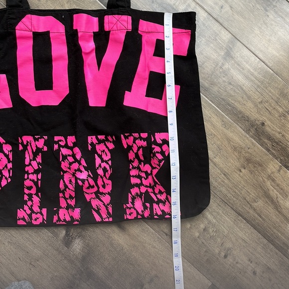 Pink black tote bag - Picture 3 of 4